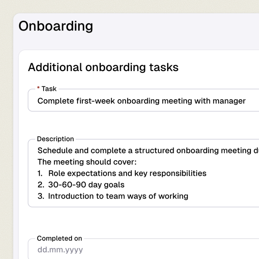 Onboarding