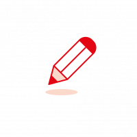 Red pencil icon